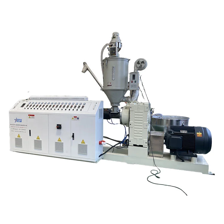 PE PP egyrétegű lemez extruder gép