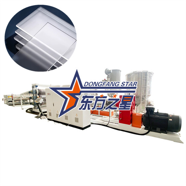 PMMA lapextrudáló gép 1500 1-6mm